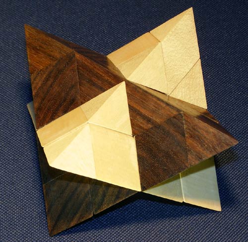 dual tetrahedra flat